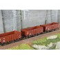 Roco_6600146-Roco 6600146 Set de 3 wagons tombereaux, type El-u (Omu), DR