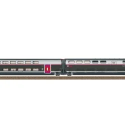 Trix 23189 Set de 2 voitures complémentaires TGV Euroduplex INOUI, 2 ème classe et bar, SNCF Trix Trix_23189 - 1