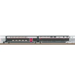 Trix 23189 Set of 2 additional TGV Euroduplex INOUI carriages, 2nd ...