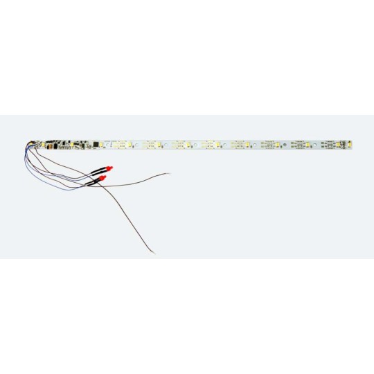 Esu_50719-ESU 50719 Wagon Lighting Board, 13 Yellow LEDs, 264mm, with End-of-Train Lights, with Decoder