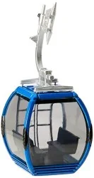 Jaegerndorfer 82005 Ski lift, blue egg-shaped chairlift...