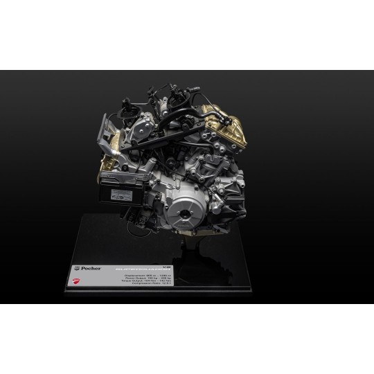 HKM124-Pocher HKM124 Moteur Ducati V2 Superquadro 1/4