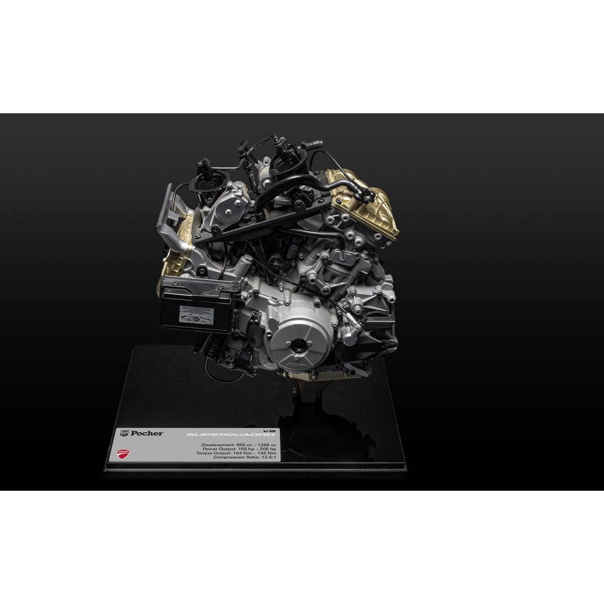 Pocher HKM124 Moteur Ducati V2 Superquadro 1/4 Pocher HKM124 - 1