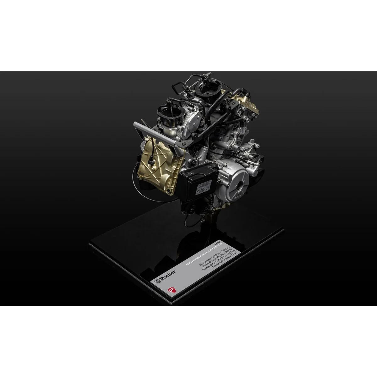 Pocher HKM124 Ducati V2 Superquadro 1/4 Engine Pocher HKM124 Ducati V2 Superquadro 1/4 Engine