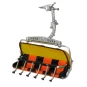 JC82150-Jaegerndorfer 82150 Ski lift, Orange Black chairlift for ski lift
