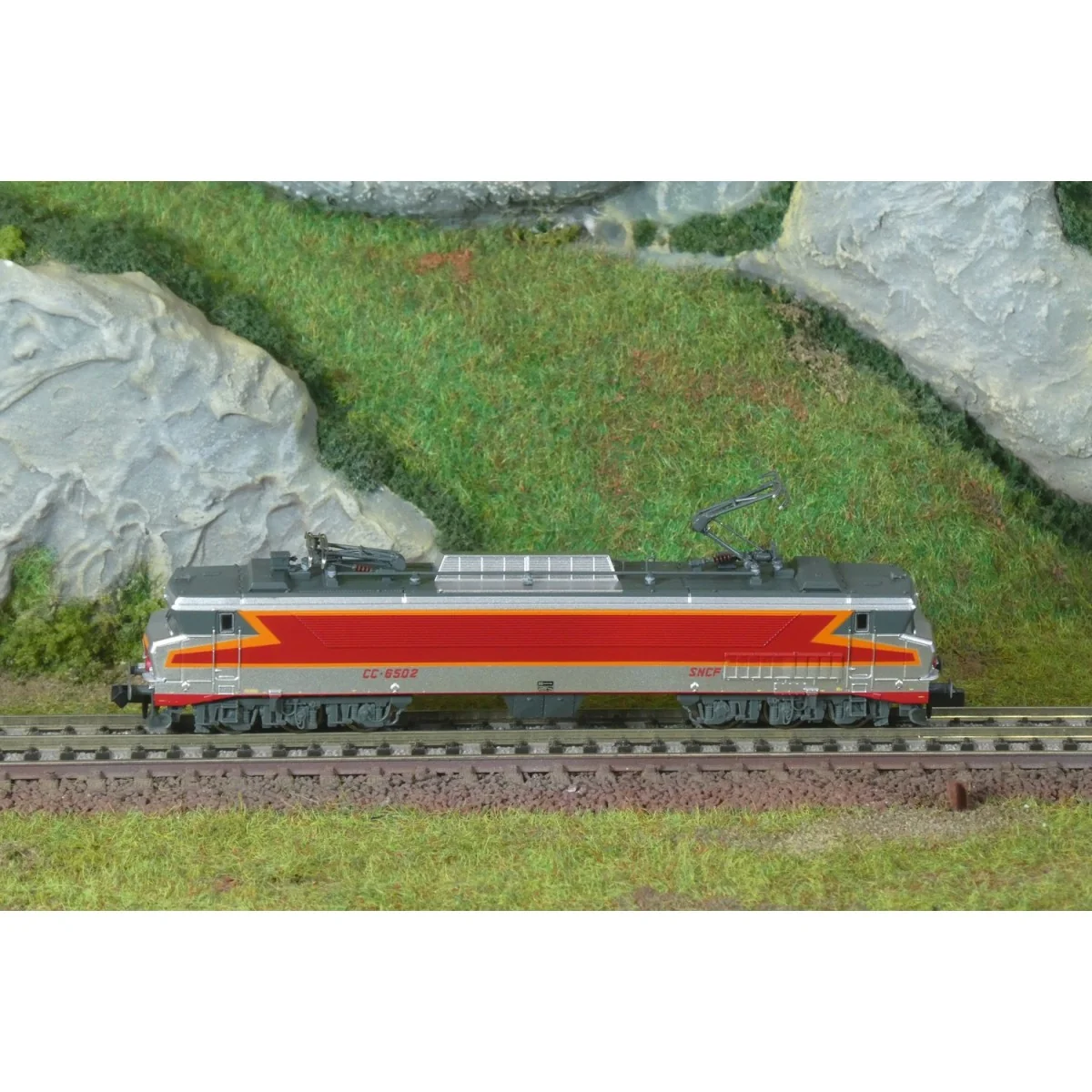 Arnold HN2650S CC 6502 "Mistral" electric locomotive, original silv...