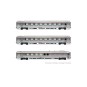 HJ4206HM-Coffret de 3 voitures TEE « Jules Verne », SNCF, n.2/2, éclairé, sonore - Jouef HJ4206HM