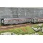 HJ4205-Coffret de 4 voitures Inox TEE "Mistral 69" « Jules Verne », SNCF, n.1/2, éclairé - Jouef HJ4205