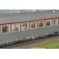 HJ4205-Coffret de 4 voitures Inox TEE "Mistral 69" « Jules Verne », SNCF, n.1/2, éclairé - Jouef HJ4205