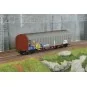 SBB 4-axle covered wagon (Rils type) delivered with graffiti - Riva... HR6681-SBB 4-axle covered wagon (Rils type) delivered with graffiti - Rivarossi HR6681