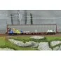 SBB 4-axle covered wagon (Rils type) delivered with graffiti - Riva... HR6681-SBB 4-axle covered wagon (Rils type) delivered with graffiti - Rivarossi HR6681