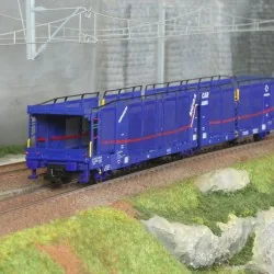 Wagon porte-autos Laeks « Mega Car Carrier » TRANSFESA / Hispanauto – Rivarossi HR6684 Rivarossi HR6684 - 1