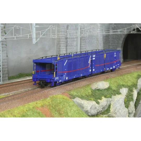 HR6684-Laeks car carrier wagon “Mega Car Carrier” TRANSFESA / Hispanauto – Rivarossi HR6684