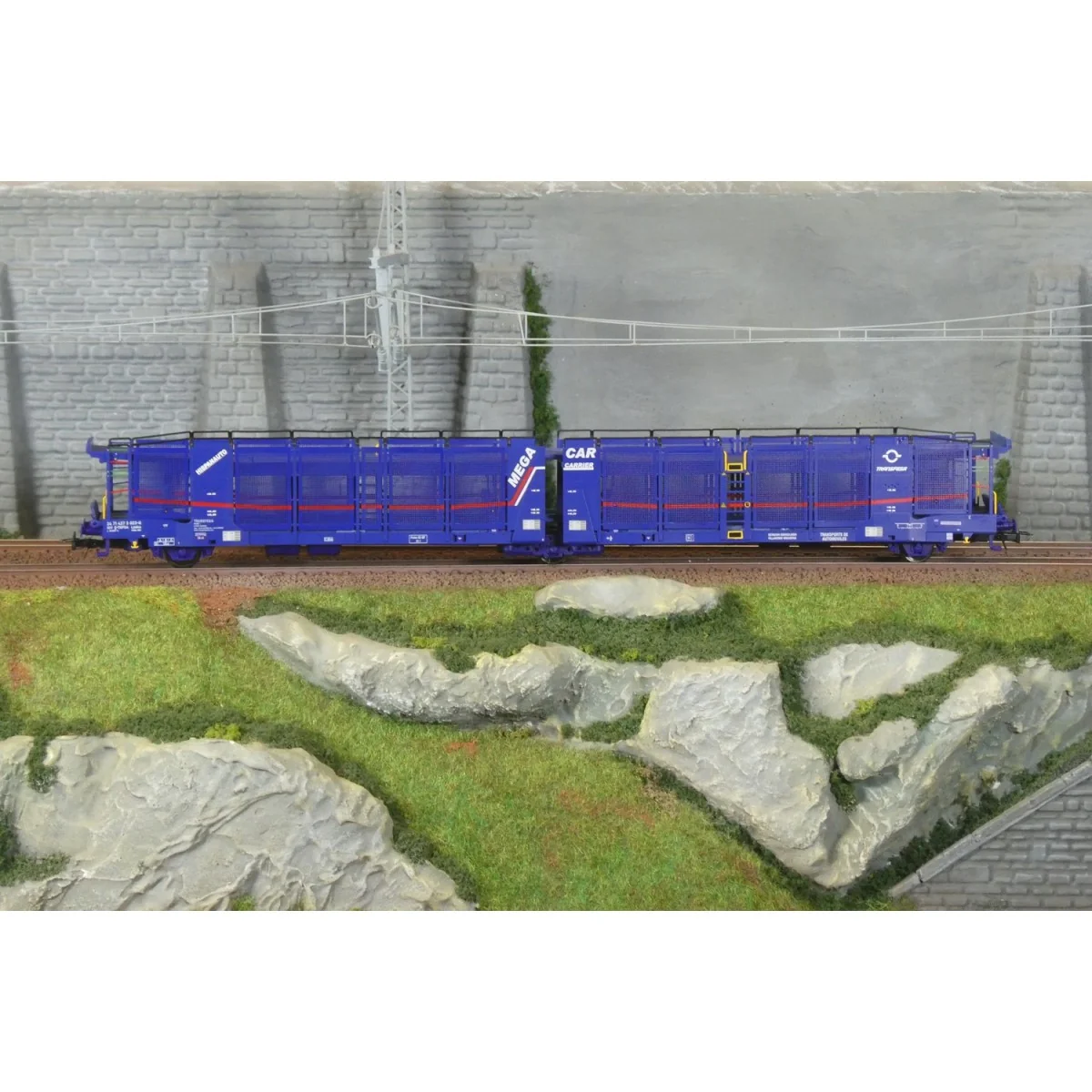 Wagon porte-autos Laeks « Mega Car Carrier » TRANSFESA / Hispanauto – Rivarossi HR6684 Rivarossi HR6684 - 2