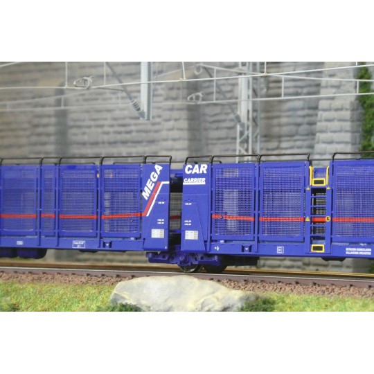 HR6684-Laeks car carrier wagon “Mega Car Carrier” TRANSFESA / Hispanauto – Rivarossi HR6684