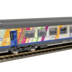 Piko 97144 Set de 2 voitures voyageurs Corail Alsace, B11tu / B11tu, logo carmillon, SNCF Piko Piko_97144 - 1