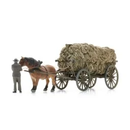 Artitec 387.619 Hay wagon with horse + figurine