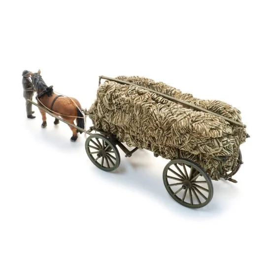 Arti_387.619-Artitec 387.619 Hay wagon with horse + figurine