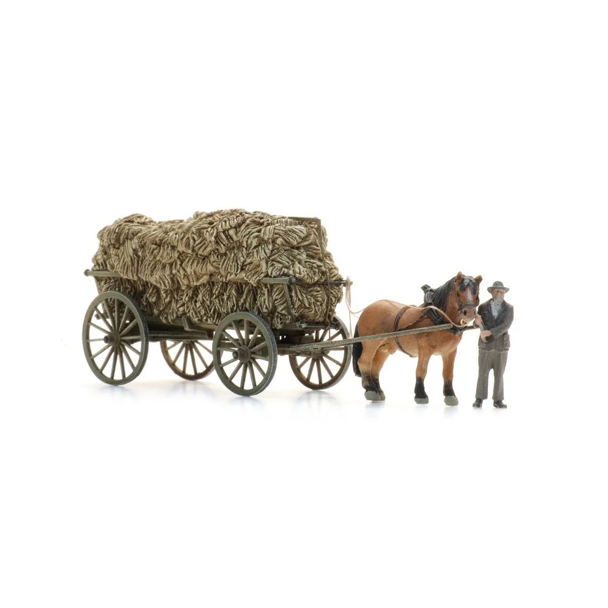 Artitec 387.619 Hay wagon with horse + figurine - Arti_387.619