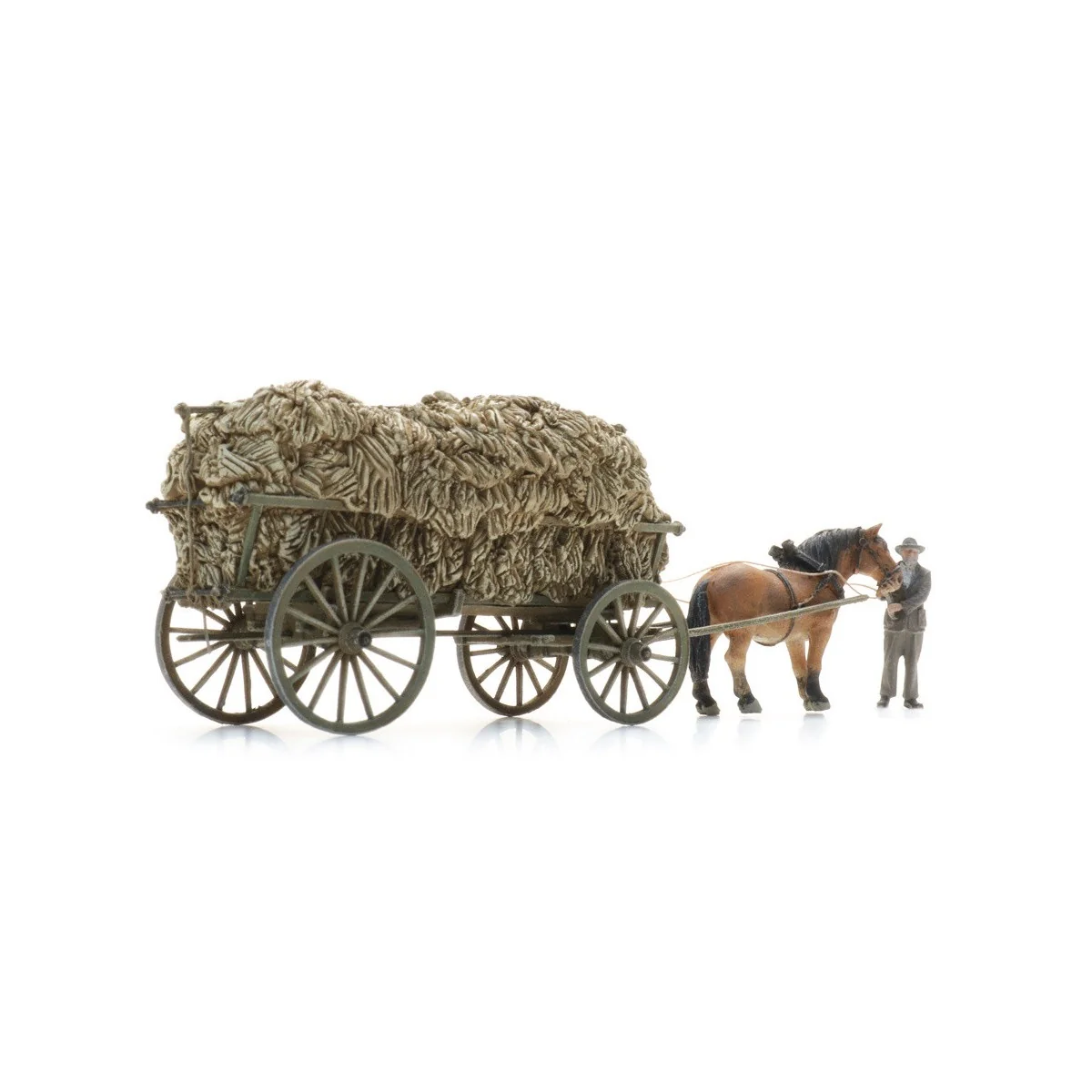 Artitec 387.619 Hay wagon with horse + figurine - Arti_387.619