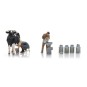 Arti_5870023-Artitec 5870023 Figures, Dairy Farmers with Cow and Milk Cans