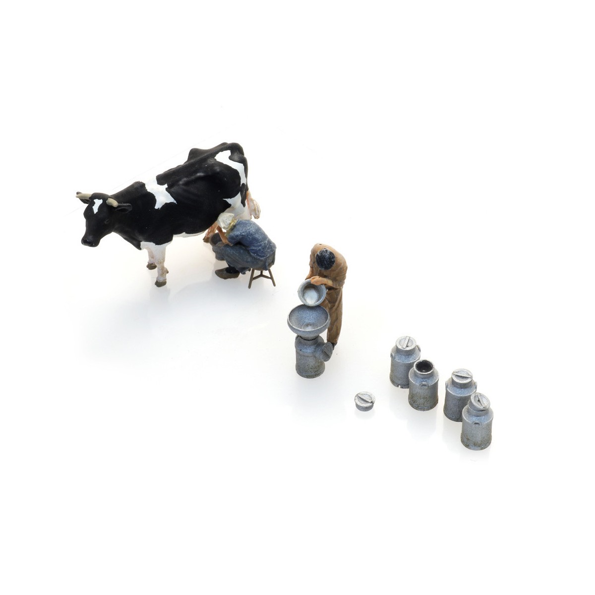 Artitec 5870023 Personnages, Agriculteurs laitiers avec vache et pots de lait Artitec Arti_5870023 - 2
