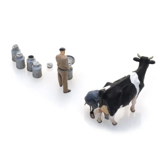 Artitec 5870023 Personnages, Agriculteurs laitiers avec vache et pots de lait Artitec Arti_5870023 - 3 Arti_5870023-Artitec 5870023 Personnages, Agriculteurs laitiers avec vache et pots de lait