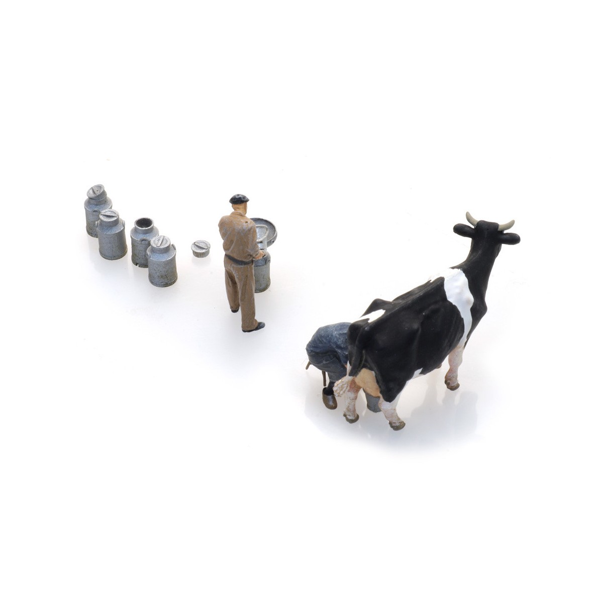 Artitec 5870023 Personnages, Agriculteurs laitiers avec vache et pots de lait Artitec Arti_5870023 - 3
