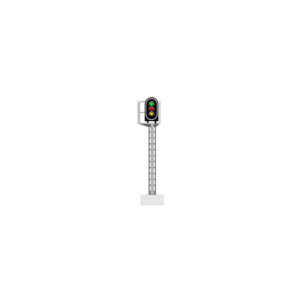 SNCF signal type A, 3 lights (green/yellow/red), MAFEN 913203 SNCF signal type A, 3 lights (green/yellow/red), MAFEN 913203