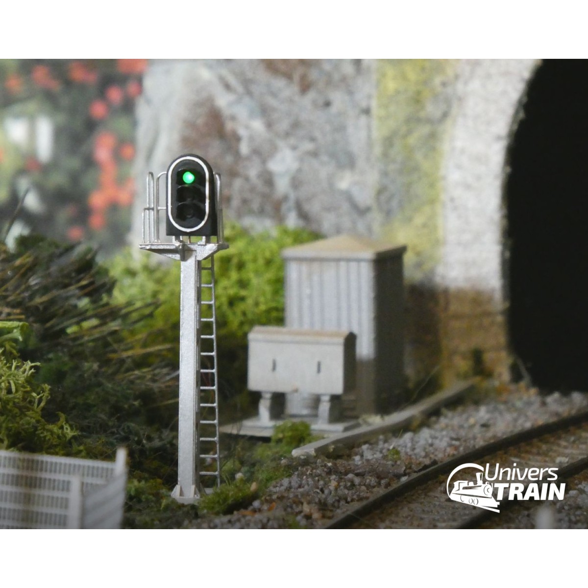 SNCF signal type A, 3 lights (green/yellow/red), MAFEN 913203 - MAF...