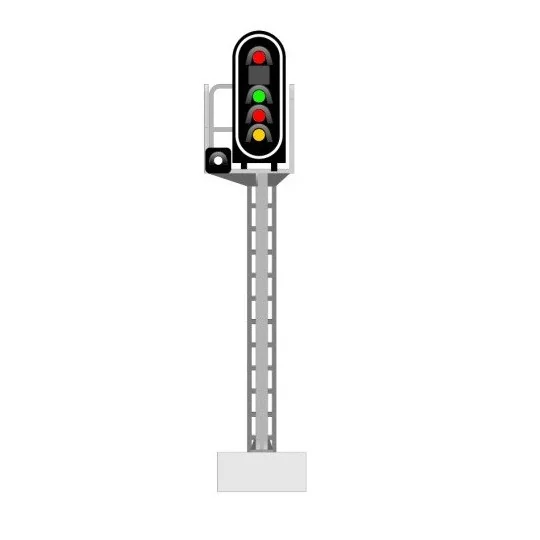 Signal SNCF type C, 5 feux (rouge/vert/rouge/jaune/blanc), MAFEN 913205 MAFEN MAFEN_913205 - 1 MAFEN_913205-Signal SNCF type C, 5 feux (rouge/vert/rouge/jaune/blanc), MAFEN 913205