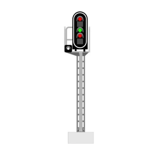MAFEN_913204-SNCF signal type C, 4 lights (red/green/red/eyelet), MAFEN 913204