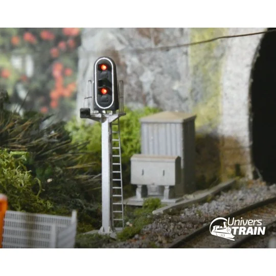 MAFEN_913204-SNCF signal type C, 4 lights (red/green/red/eyelet), MAFEN 913204