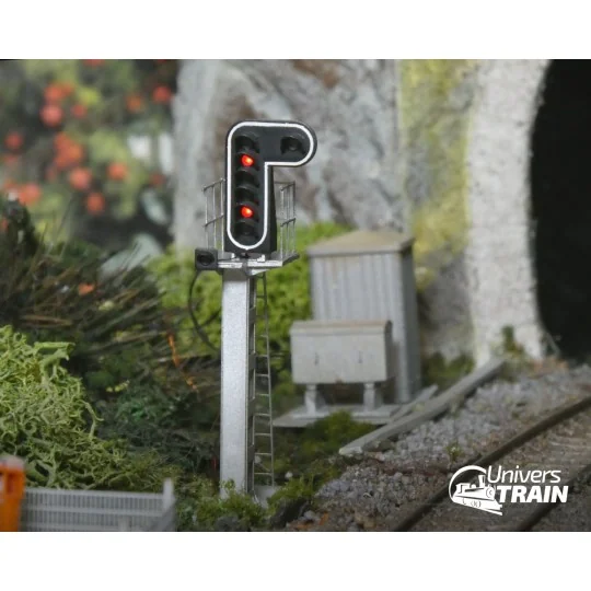 SNCF signal type F, 8 lights (double yellow/red/white/green/red/yel... MAFEN_913211-SNCF signal type F, 8 lights (double yellow/red/white/green/red/yellow/eyelet), MAFEN 913211