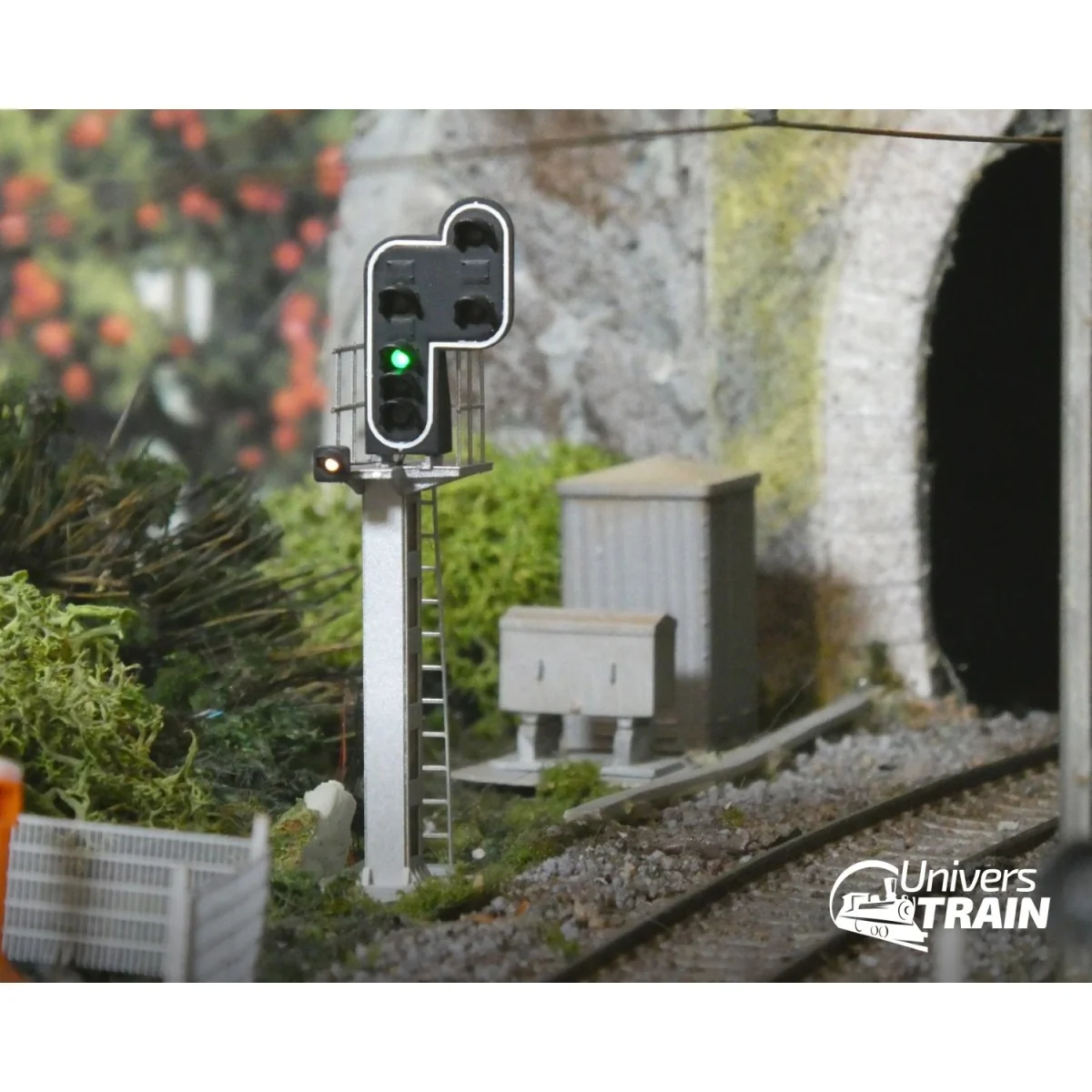 SNCF signal type G, 7 lights (red/green/red/yellow/double yellow/ey...