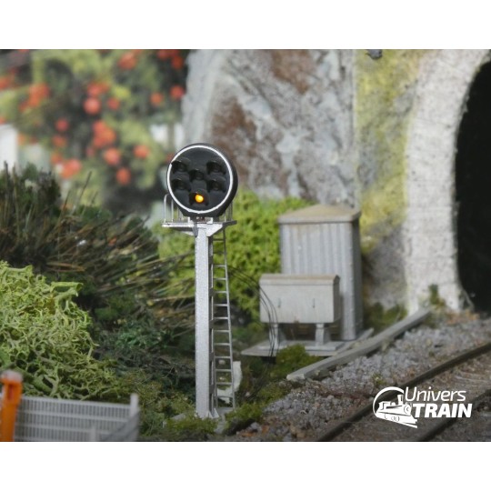 MAFEN_913222-SNCF Disc Signal, 6 lights (4 yellow/green/red), MAFEN 913222