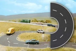 Busch 7098 Asphalt road, curve - Busch - Busch_7098