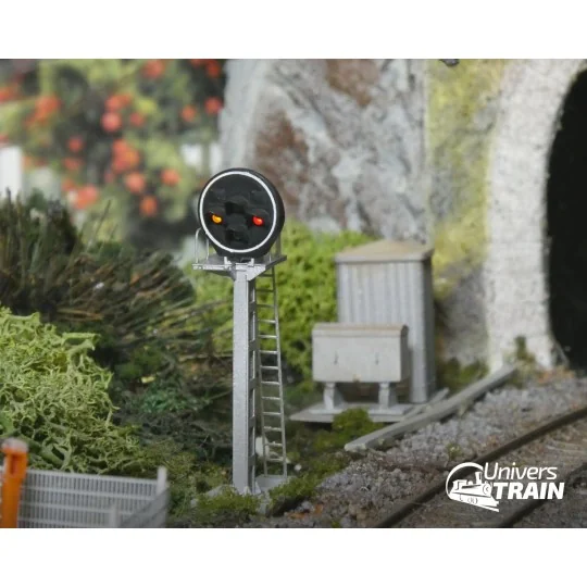 MAFEN_913220-Signal Disque SNCF, 4 feux (vert/2 jaune/rouge), MAFEN 913220