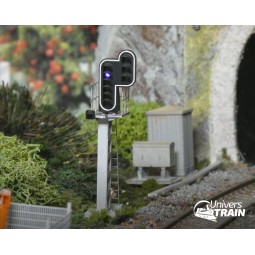 SNCF signal type H, 10 lights (double yellow/violet/white/green/red...