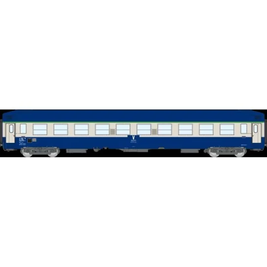 VB-516-Voiture UIC de Service ex-B9c9x, toit haut, livrée bleue, SNCF - Ree Modeles VB516