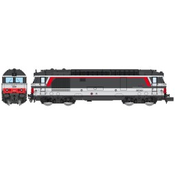 BB 67421 diesel locomotive, MULTISERVICE livery, NEVERS, digital so...