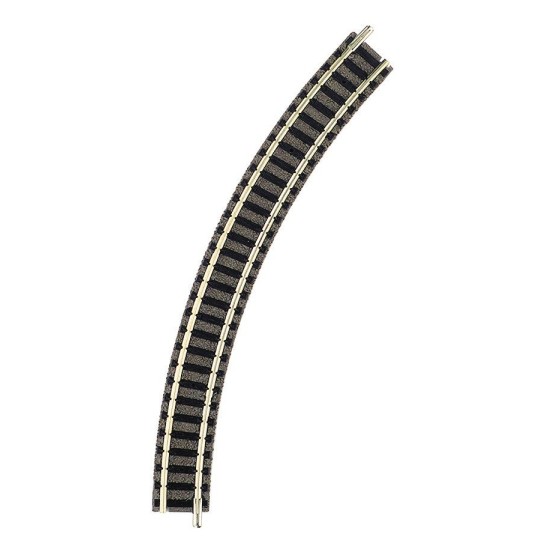 Fleischmann 9120 Rail with ballast, curve R1, 45° - Fleischmann - F... Fle_9120-copy of Fleischmann 9125 Rail with curved ballast R2, 45° - Fle_9120
