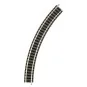 Fle_9120-Fleischmann 9120 Rail avec ballast courbe R1, 45°