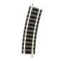 Fle_9127-copy of Fleischmann 9125 Rail with curved ballast R2, 45° - Fle_9127