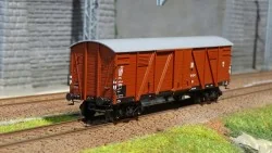 Ree modeles copy WB 526 Covered Wagon TP 2 Doors, bogies, ep. IIIb,...
