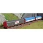 MiniTrix 15375 Set of 3 sliding-sided wagons "Transport of... Trix_15375-MiniTrix 15375 Set of 3 sliding-sided wagons "Mineral Water Transport", SNCF, N scale