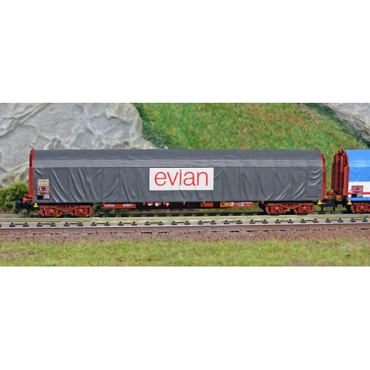 Trix_15375-Copy of MiniTrix 15282 Set of 3 sliding-sided wagons, SBB, Cargo, N scale