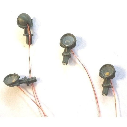 XB-546-Copy of REE Modeles XB-545 SNCF Unified Headlights, black, pre-wired functional LEDs (4 pieces)