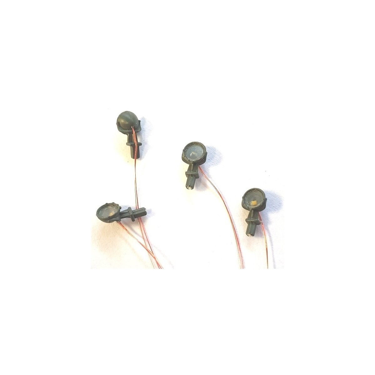 REE Modeles XB-546 Phares Unifiés SNCF gris, LEDS fonctionnelles précablées (4 pièces) Ree Modeles XB-546 - 1