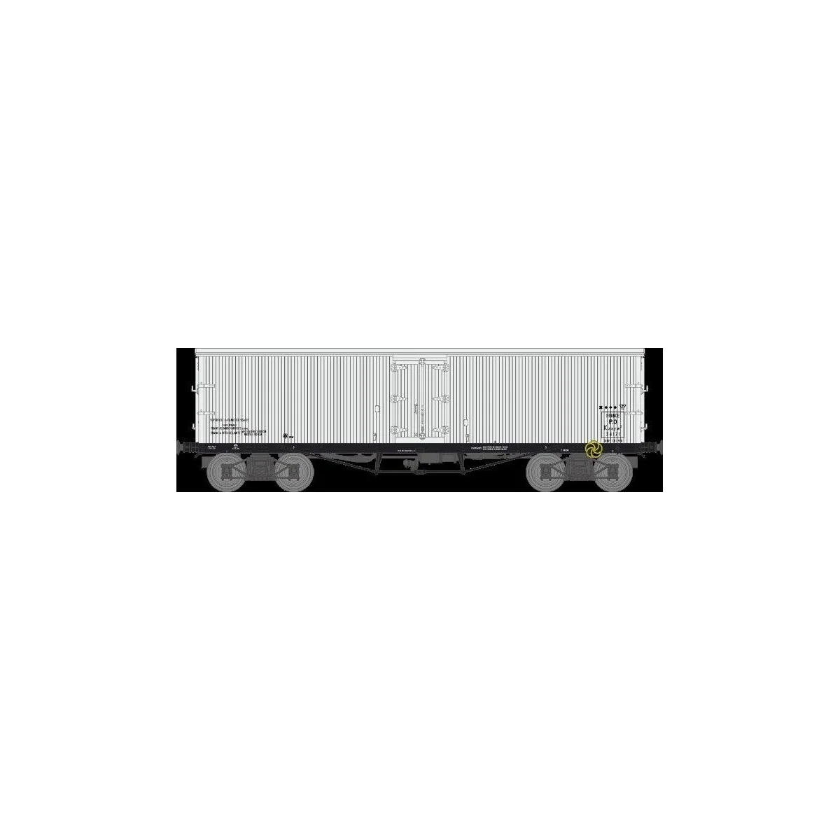 Ree modeles WB 530 Wagon TP FRIGO, PO, ep. II Ree Modeles WB-530 - 2 Ree modeles WB 530 Wagon TP FRIGO, PO, ep. II Ree Modeles WB-530 - 2